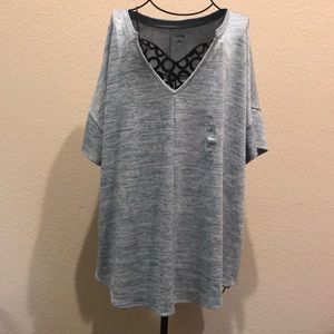 Deep V neck top
